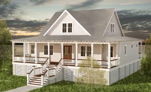 Elevated Coastal Plan 04 - High Tide Design Group